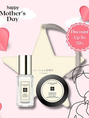 Jo Malone London Wood Sage & Sea Salt Body Cream & poppy & barley cologne Set